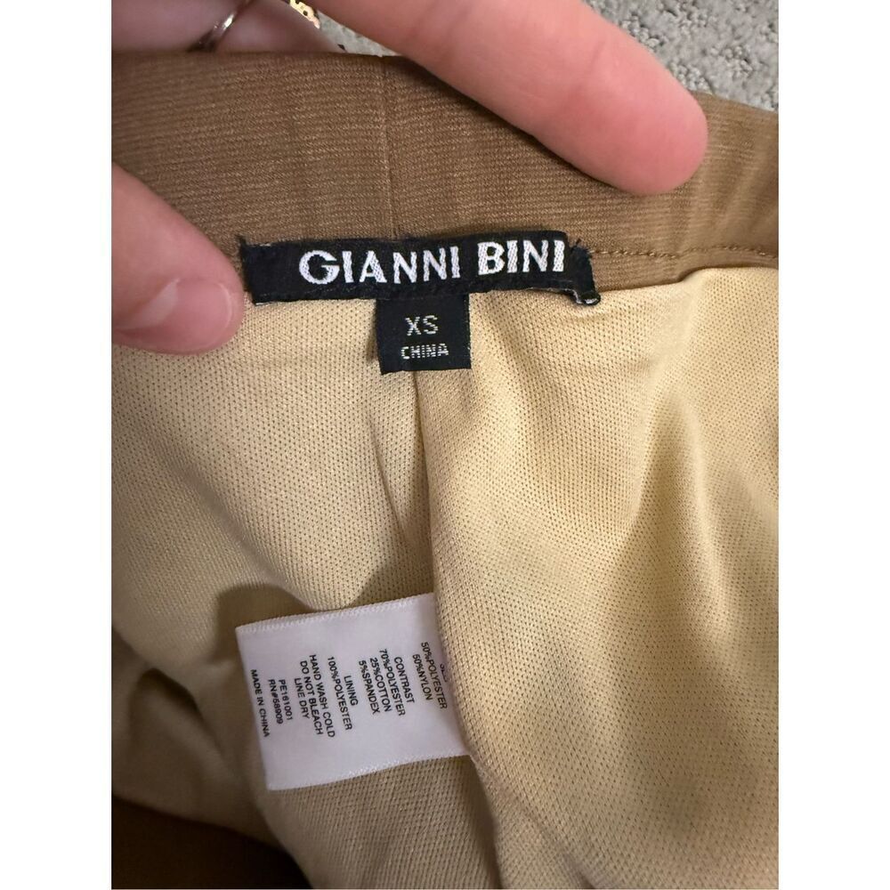 Gianni Bini Gold Silver Sequins Part Pants Leggings XS - Picture 6 of 6